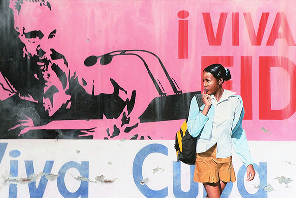 Castro and the Schoolgirl by Scott McDougall | Lethbridge Gallery